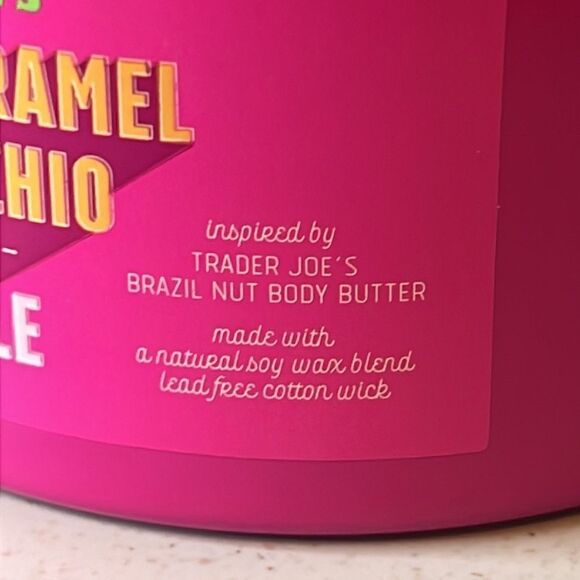 $20🌟 Trader Joe’s Salted Caramel + Pistachio Scented Candle - Picture 4 of 4